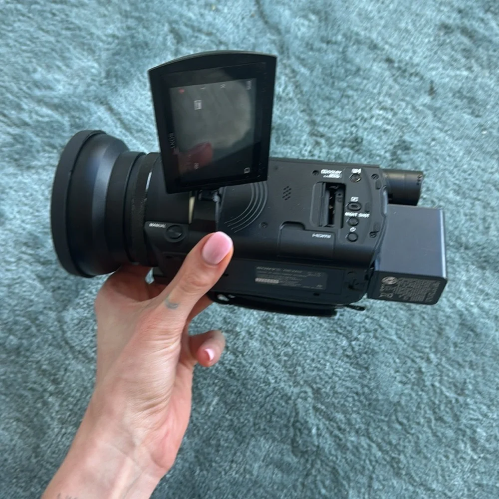 Sony Black Video Camcorder Sony FDRAX53/B 4K HD  with Zoom Lens